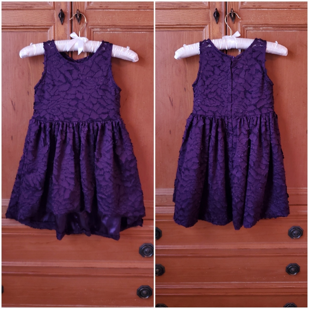 Chasing Fireflies Girls Hi Low Lace Dress